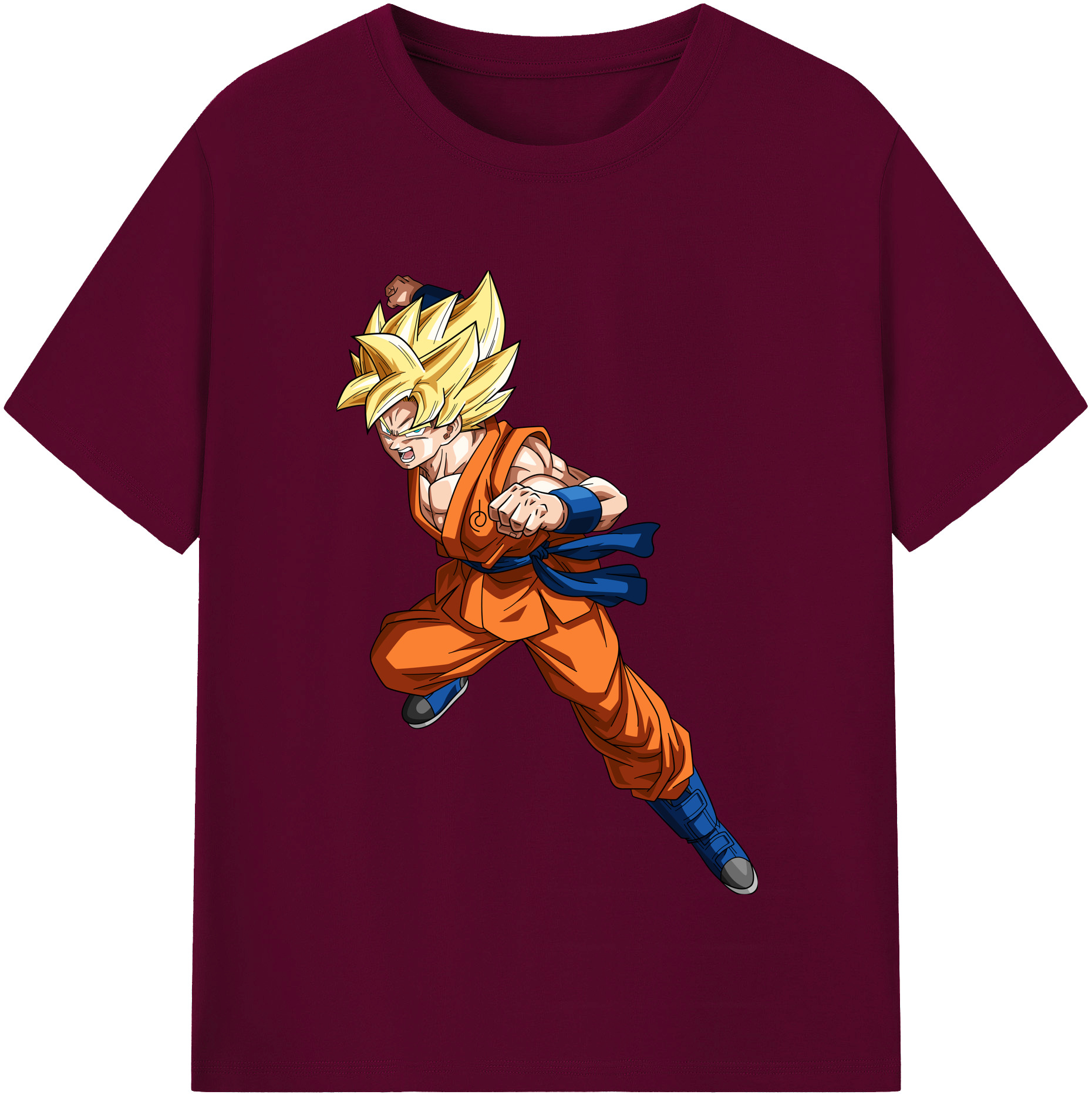 （画像用） ドラゴンボール 孫悟空（そん ごくう）Son Goku カカロット DRAGON BALL Kakarotto レディースカジュアルプリントTシャツ（綿100％）